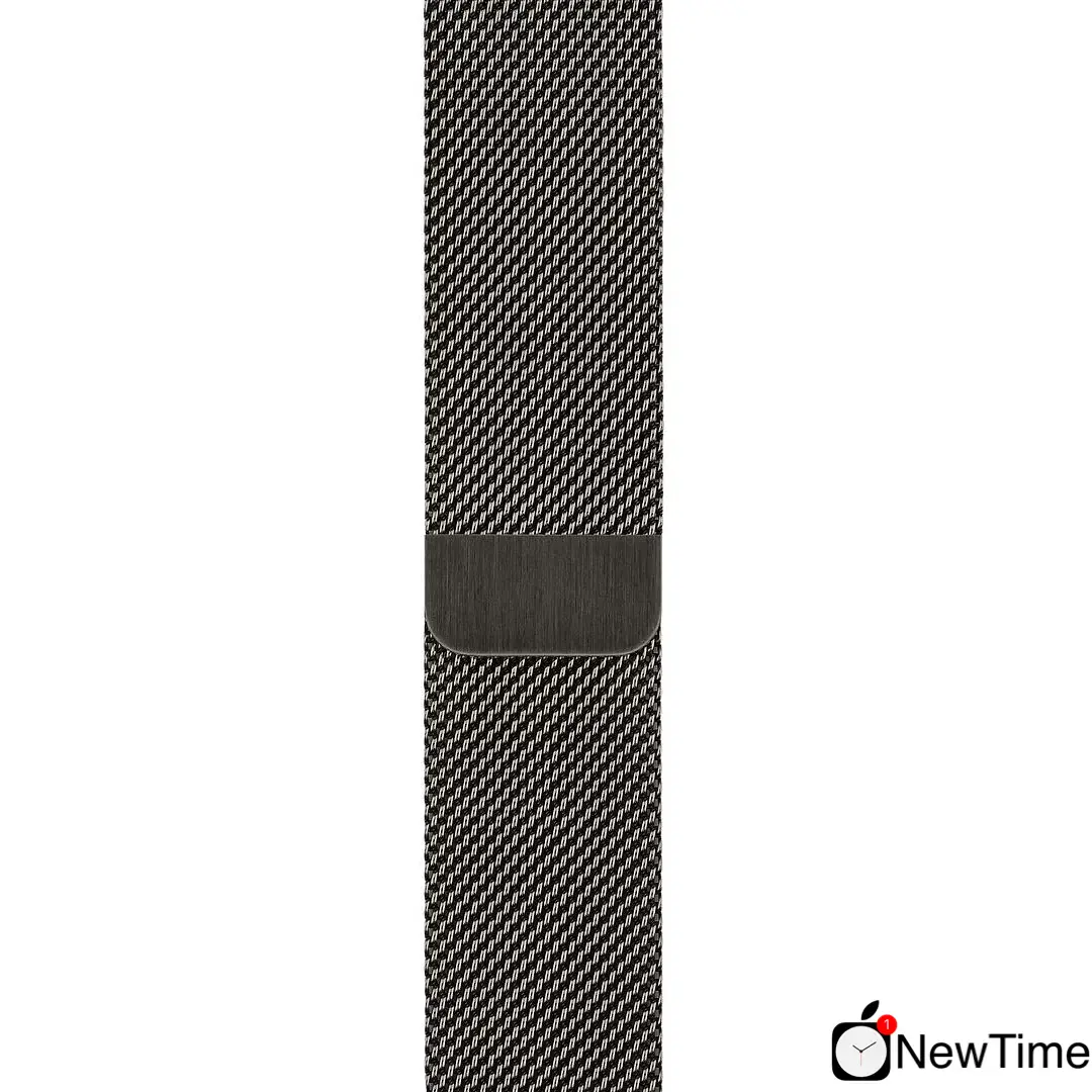 Apple Watch Series 6 GPS + Cellular 44mm Graphite Stainless Steel Case with Graphite Milanese Loop (M07R3, M09J3)